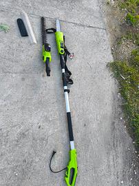 tagliasiepe e motosega elettrico