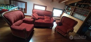 Salotto completo: Divano + 2 Poltrone