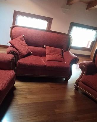 Salotto completo: Divano + 2 Poltrone