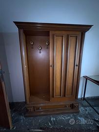 Armadio da ingresso, cappottiera e specchiera