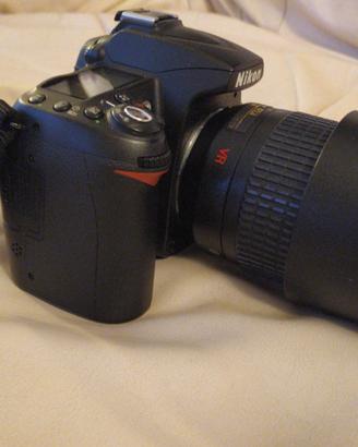 Nikon D 90 con obbiettivo 55-200