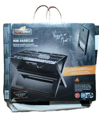 Mini barbecue FloraBest, portatile e pieghevole