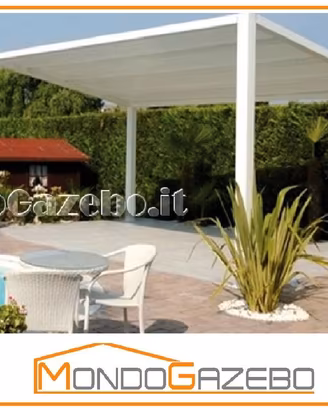 Pensilina BASIC 6X4 pergola pompeiana pvc NUOVA