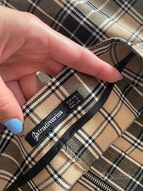 Gonna corta tessuto a quadri