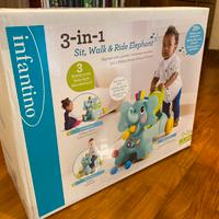 Infantino 3-in-1 Sit, walk and ride elephant