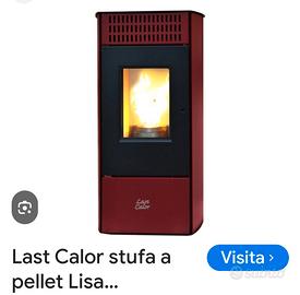 stufa a pellet  last calor come nuova 