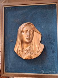 Bassorilievo Madonna delle Lacrime Vintage