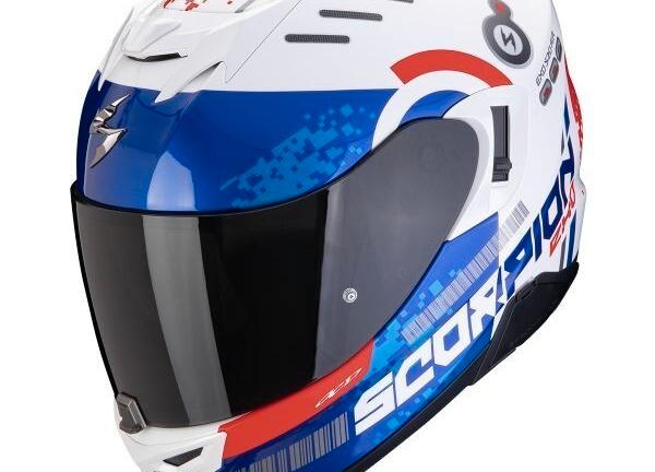 Casco integrale Scorpion exo 520 evo AIR TITAN BLU