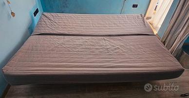 Divano letto, sfoderabile lungo 200 cm e largo 150