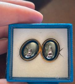Orecchini vintage in argento 800
