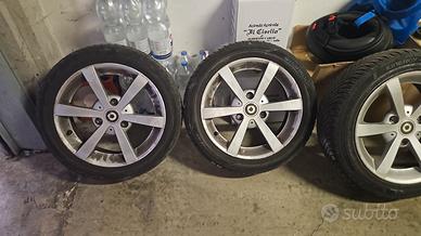 4 cerchi in lega per smart 450/451 