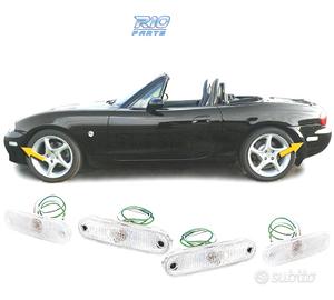 FRECCIE LATERALI PER MAZDA MX5 89-05 BIANCO