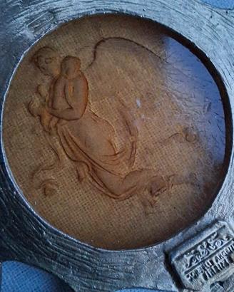 Ciondolo decò argento e cristallo di rocca