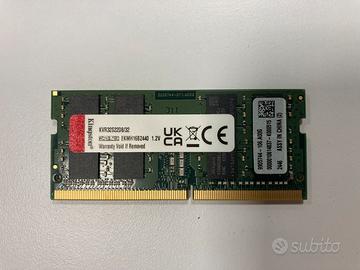 Kingston DDR4 32 GB 3200Mhz SODIMM