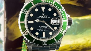 Rolex Submariner Date "Kermit" 2008 completo ita