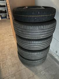 4 gomme nuove con cerchi e ruotino per mazda x5