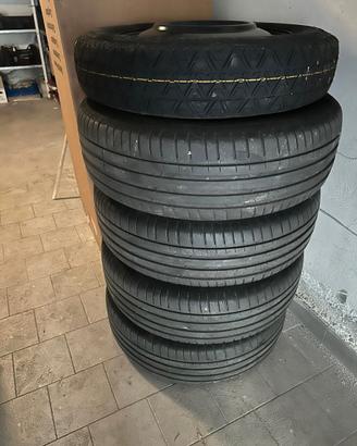 4 gomme nuove con cerchi e ruotino per mazda x5