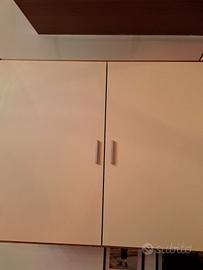 Pensile a due ante in legno