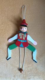 burrattino pinocchio marionetta sevi