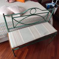 panchina ferro battuto 