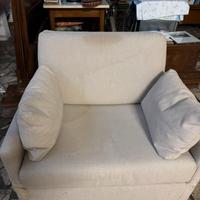 Poltrona letto beige