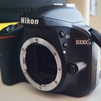 Nikon D3300 solo corpo+ altri obiettivi e flash