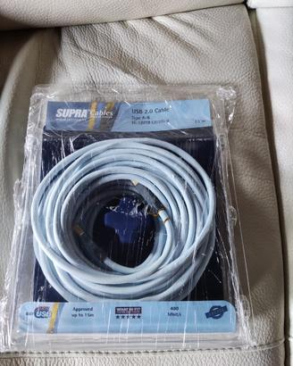 Cavo Supra USB A B HIFI 15 m