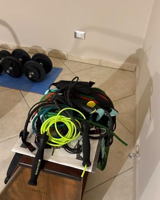 Lotto accessori palestra fitness home gym