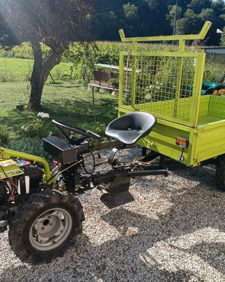 Trattorino Grillino 127+rimorchio+tagliaerba 