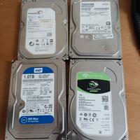4 x hd sata 1TB ciascuno