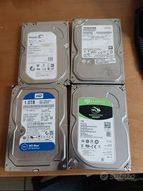 4 x hd sata 1TB ciascuno