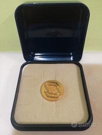 Spilla bottone Banco di Napoli con confezione 