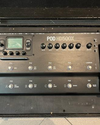 Line6 POD HD500X + Custodia Rigida
