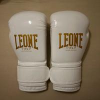 Guantoni Boxe Leone 10 oz Bianco/Oro, come nuovi