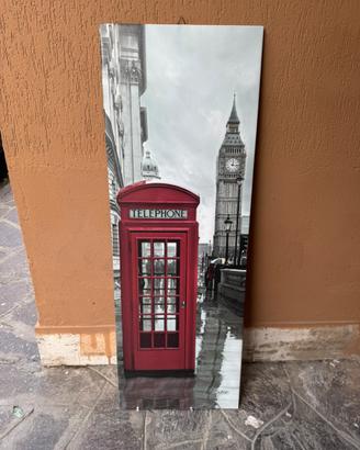 Quadro Londra Big Ben – Cabina Telefonica Rossa