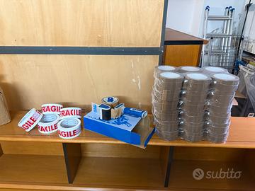 Nastro imballaggio RAJA + dispenser professionale