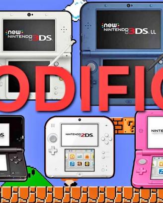 Faccio modifiche a Nintendo ds , 2ds e 3ds