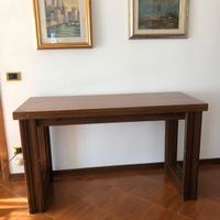 tavolo consolle apribile e sedie
