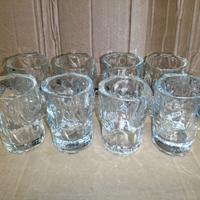 8 Bicchieri Effetto Ghiaccio Brancamenta Nuovi