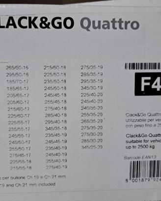 CATENE RAGNO DA NEVE - Clack&Go Quattro F41