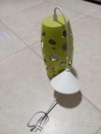 Lampadario a sospensione altezza 27cm diametro 13