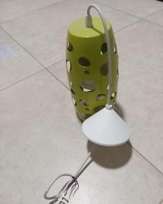 Lampadario a sospensione altezza 27cm diametro 13