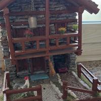 chalet ,riproduzione con materiali originali 