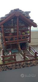 chalet ,riproduzione con materiali originali 