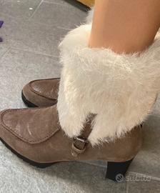 Vintage Brunate donna scarpe