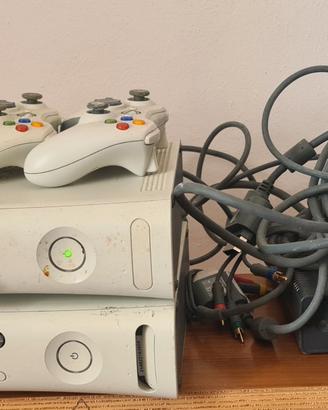 Lotto Xbox 360 + Controller + Giochi + Guitar Hero