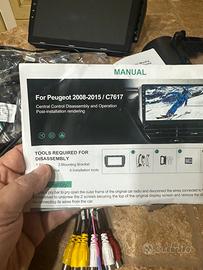 X auto Peugeot  stereo completo