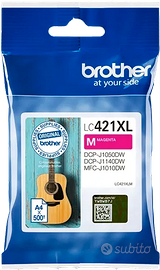 Brother LC421XL Nero/Ciano/Magenta/Giallo Cartucce