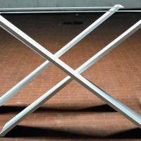 Gambe da consol in metallo bianco – design moderno