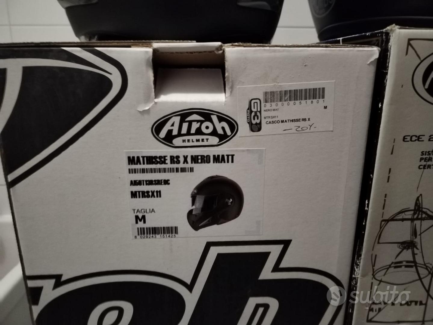 AIROH CASCO INTEGRALE MATHISSE COLOR BLACK MATT S - Accessori Moto In  vendita a Monza e della Brianza